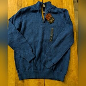 New Chaps Men's Thick Blue Sweater